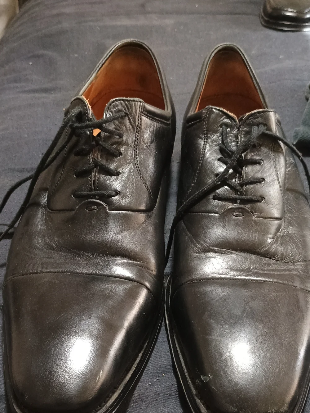 Classic Black Leather Men's Oxford Shoes (234)